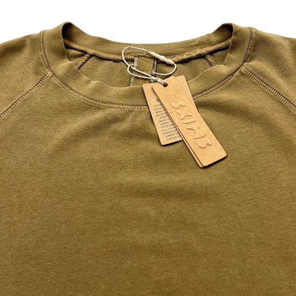SKIMS New Vintage Cropped Raglan T-Shirt Sepia Womens Small - Picture 5 of 13